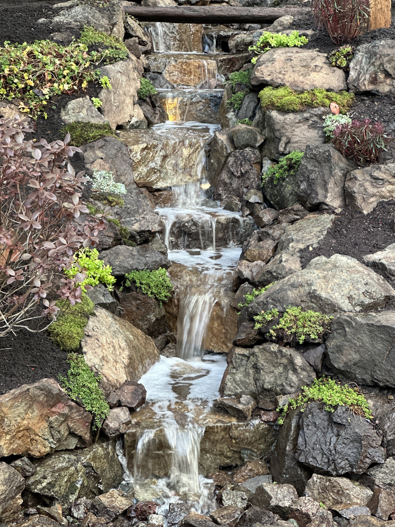 Orcas Island water feature